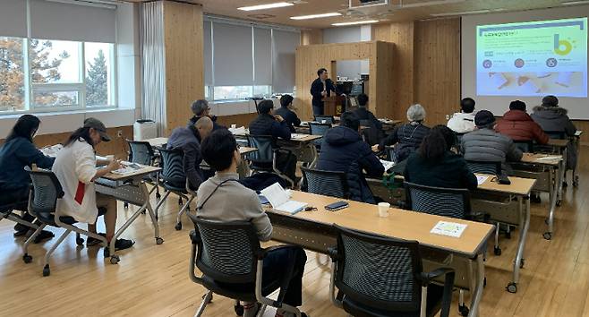전라남도 산림연구원의 임업 후계자 양성 과정 모습. 전라남도 제공