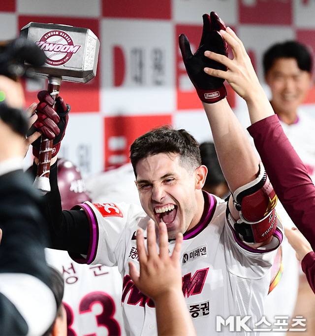 요 근래 절정의 타격감을 과시 중인 카디네스. 사진=김영구 기자