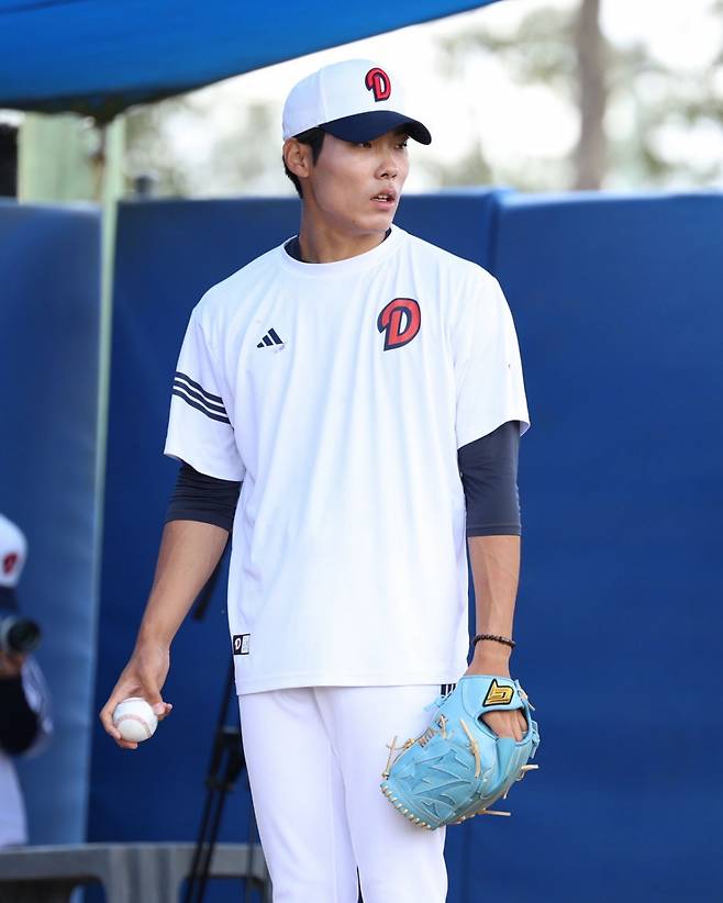 두산 베어스 투수 윤태호. /사진=두산 베어스 제공