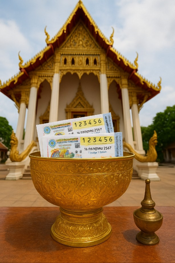 AI로 생성한 복권 추첨 관련 이미지.