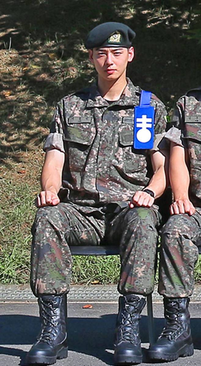 ▲ 차은우. 출처| 육군훈련소 홈페이지 캡처