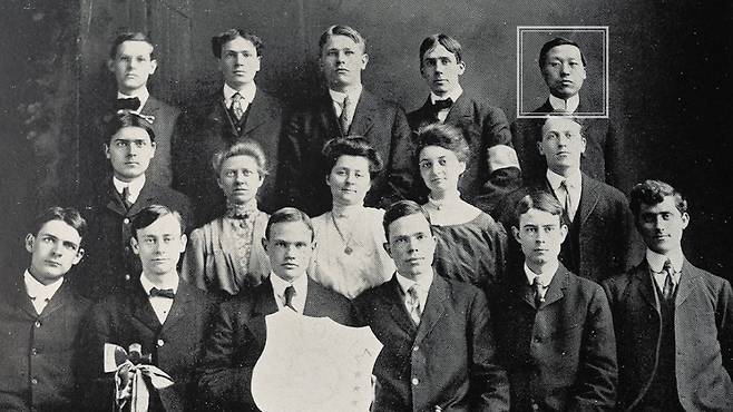 새로 발굴된 이승만의 조지워싱턴대 졸업앨범 사진. /이승만대통령기념재단