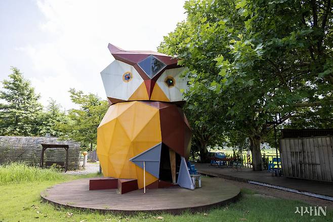책마을해리에 있는 생태환경도서관 책부엉이도서관. ⓒ시사IN 조남진