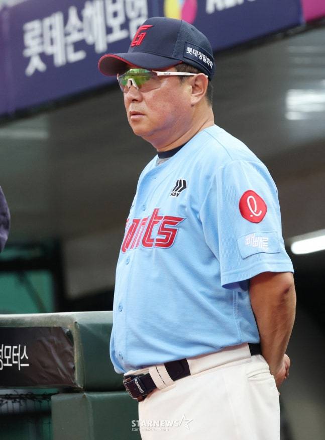 롯데 김태형 감독. /사진=김진경 대기자