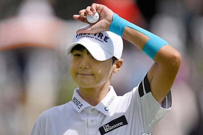 LPGA 투어에서 6년 만에 톱10에 오른 박성현. 연합뉴스
