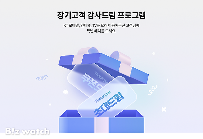 KT의 '장기고객 감사드림' 쿠폰 사용 건수가 누적 1200만건을 넘어섰다./사진=KT 제공