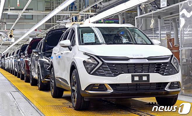 기아 오토랜드 광주 생산라인.(기아 제공, 재배포 및 DB 금지) /뉴스1