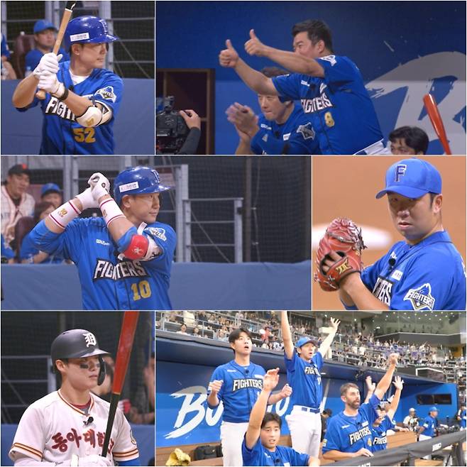 ‘불꽃야구’ 이대호 등장에 환호 (사진: 스튜디오C1)