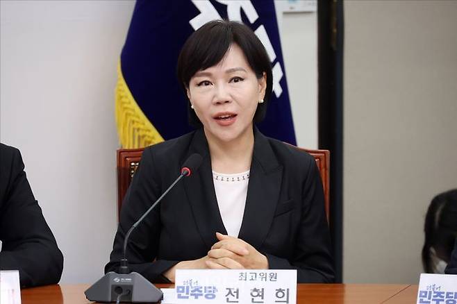 전현희 더불어민주당 수석최고위원 ⓒ데일리안 홍금표 기자