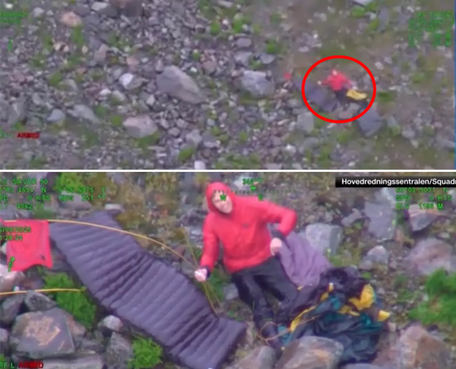 한 미국 남성이 노르웨이 빙하 국립공원에서 단독 트레킹을 하다 추락해 다발성 골절을 입고도, 무려 6일 동안 풀과 이끼, 심지어 소변까지 마시며 버틴 끝에 기적적으로 생존했다. CNN 캡처