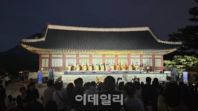 2025년 상반기 ‘경복궁 야간관람’ 현장. (사진=국가유산청)