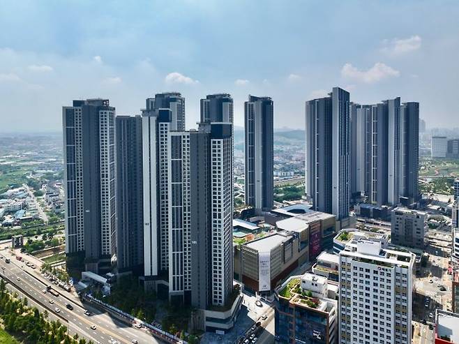 힐스테이트 더 운정 전경모습 ⓒ 현대건설