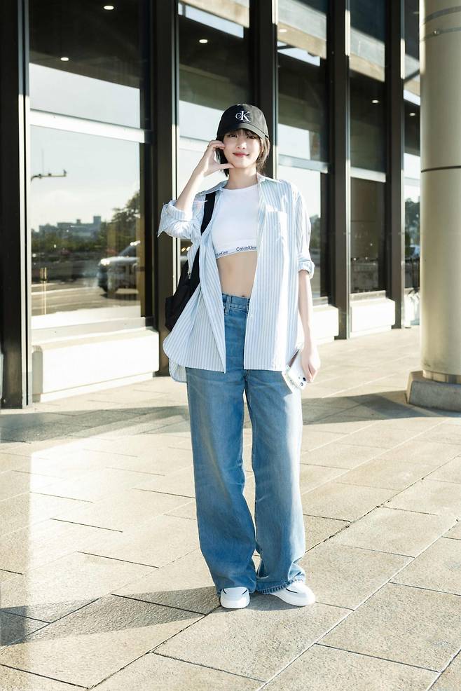 민니. 사진제공 | 캘빈클라인