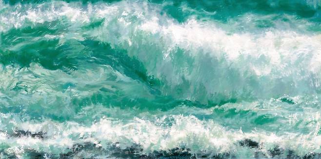 바람의 흐름, 100×50.5cm / 사진=김애란