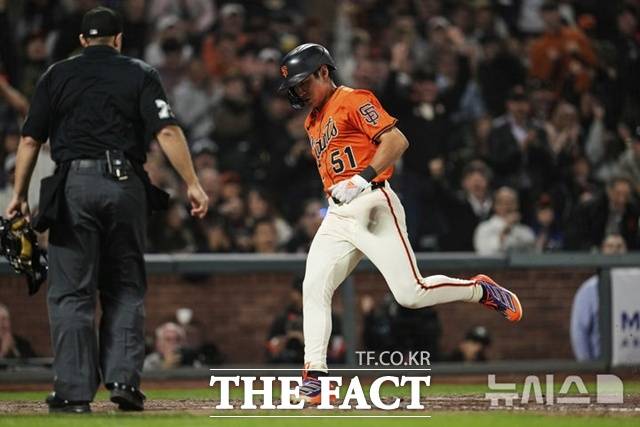 샌프란시스코 이정후는 30일(한국시간) 볼티모어전에서 2득점을 올려 톱타자로서의 역할을 충실히 해냈다. /뉴시스