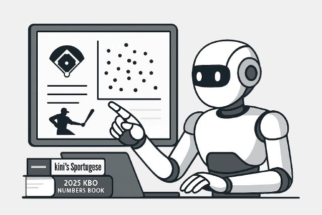 이미지 생성형 인공지능(AI) DALL·E 3가 그린 ‘야구 기록 분석이 취미인 로봇’