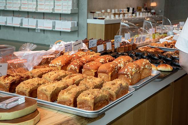 카페 오브레멘의 베이커리.