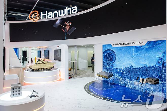 지난해 열린 'MSPO 2024' 한화 부스 전경. (한화시스템 제공) 2024.9.4/뉴스1 ⓒ News1 송원영 기자