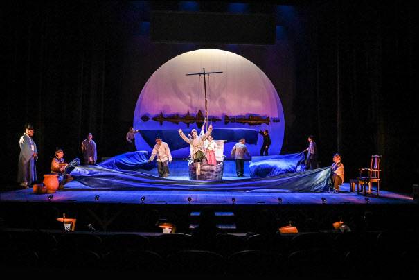 연극 ‘퉁소소리’의 한 장면(사진=세종문화회관).