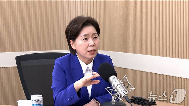 양향자 국민의힘 최고위원이 2일 뉴스1TV '팩트앤뷰'에 출연해 질문에 답하고 있다.