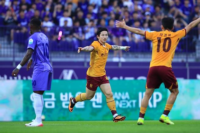 K리그1 광주FC 공격수신창무. /사진=광주FC