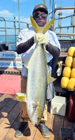 인천 앞바다에서 잡힌 아열대 어종 부시리. /독자 제공