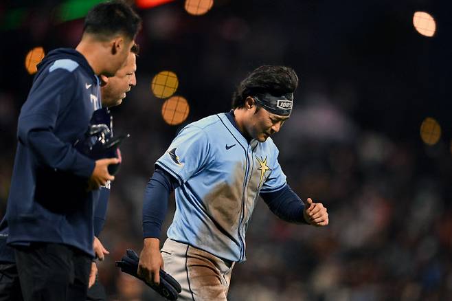 탬파베이 시절 김하성. 사진=AFPBB NEWS