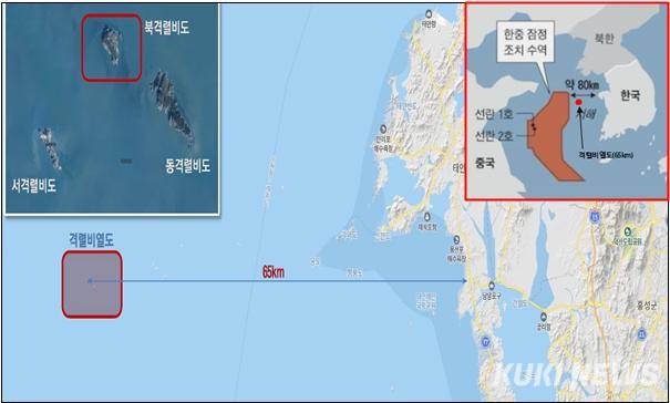 격렬비열도 사업 위치도.