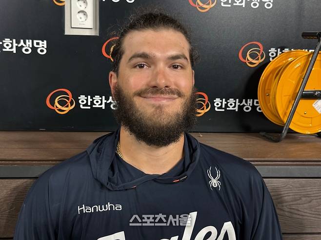 폰세가 인터뷰에 임하고 있다. 대전 | 박연준 기자 duswns0628@sportsseoul.com