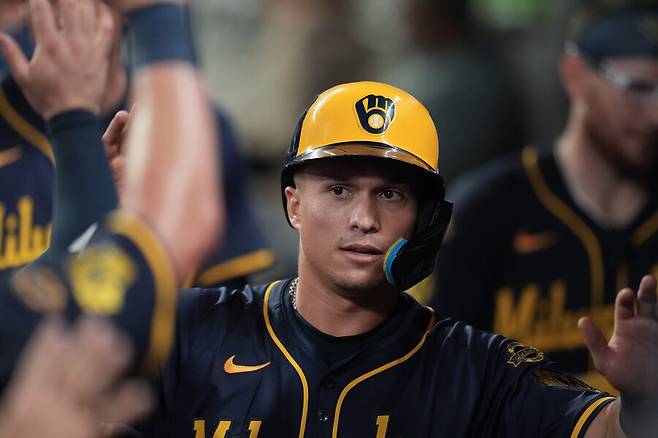 ▲ 밀워키 브루어스 2루수 브라이스 투랑. ⓒ연합뉴스/REUTERS/AP