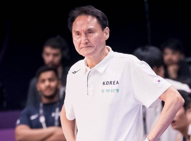 안준호 감독. /사진=FIBA 공식 홈페이지