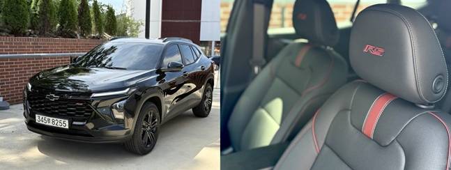 쉐보레 2026년형 트랙스 크로스오버 'RS 미드나잇 에디션'./사진=백유진 기자 byj@