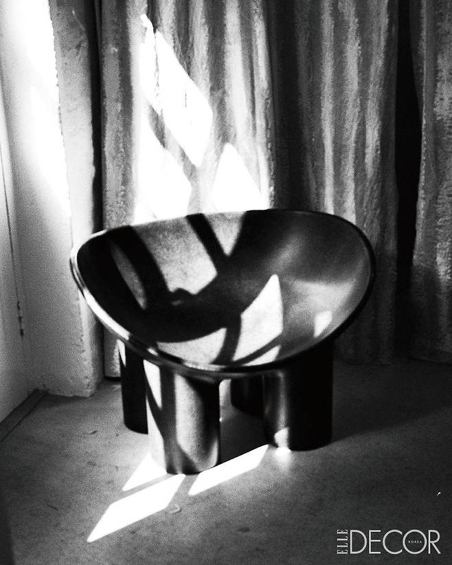 롤리-폴리 체어. 첫아이 출산 후 파예 투굿의 디자인 언어가 완연히 부드럽고 둥글게 변하기 시작한 시점에 탄생했다.