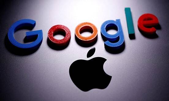 구글과 애플의 로고. 로이터 연합뉴스