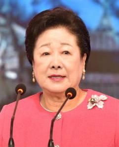 한학자 통일교 총재. 경향신문 자료사진