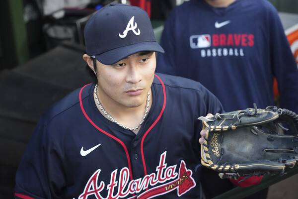 애틀랜타 유니폼을 입고 데뷔전을 앞둔 김하성. ⓒ연합뉴스 AP