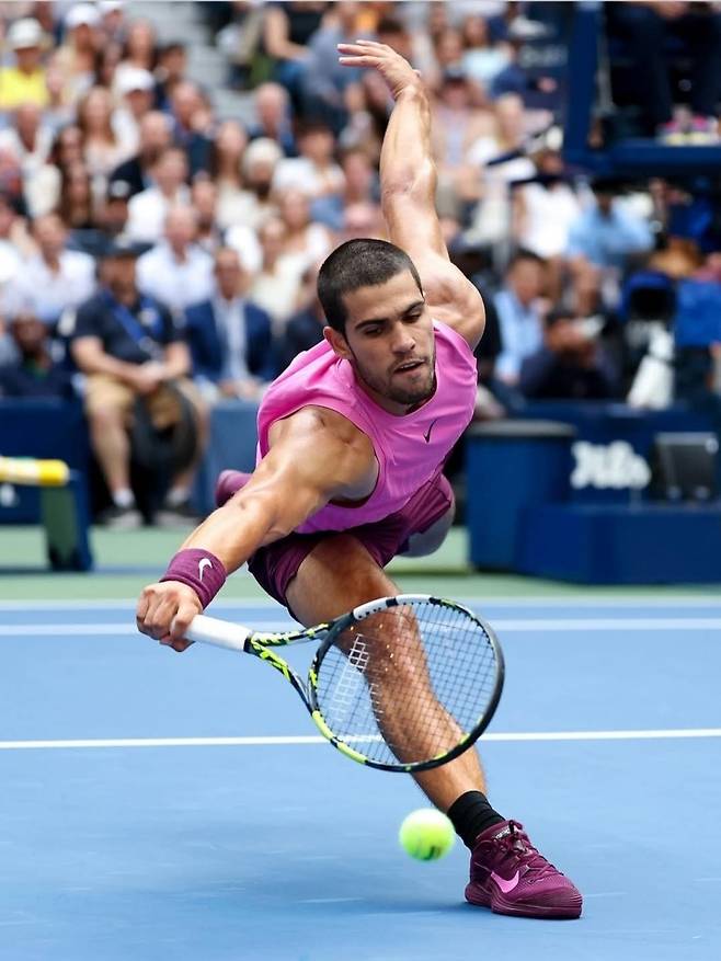 알카라스의 놀라운 운동능력. 사진/ATP 투어