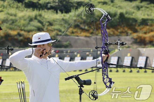 양궁 컴파운드의 최용희. /뉴스1 ⓒ News1 김태성 기자