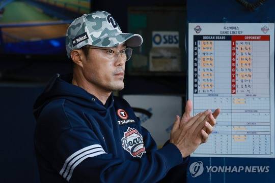 두산 베어스 조성환 감독대행 / 사진=연합뉴스