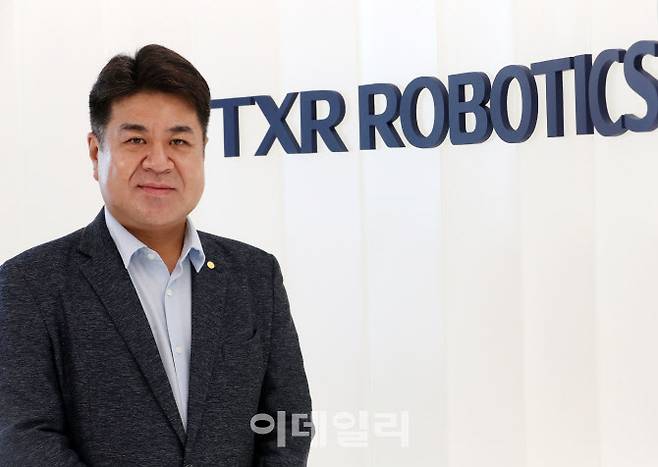 엄인섭 티엑스알로보틱스 대표.(사진=김태형기자)