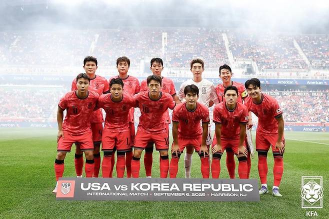 미국전에 나선 홍명보호 베스트11(대한축구협회 제공)