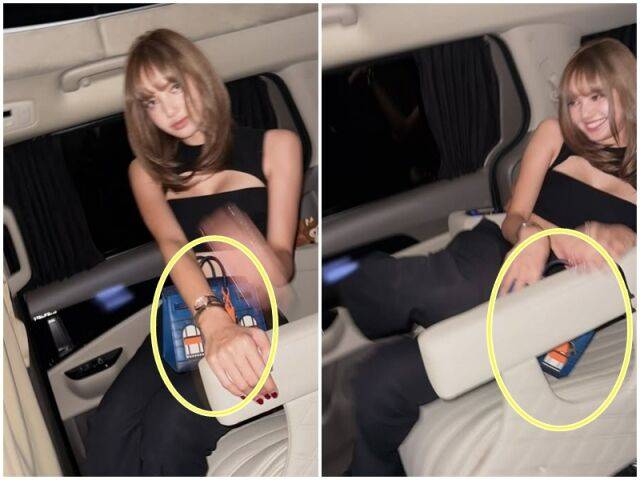 초희귀 버킨백을 착용한 리사./소셜미디어