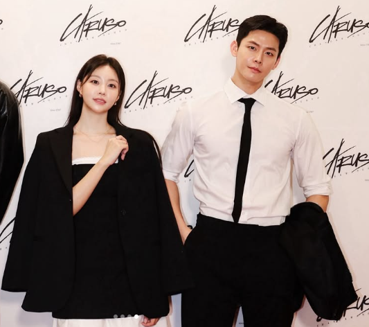 정유진(왼쪽), 장태오. 장태오 인스타그램