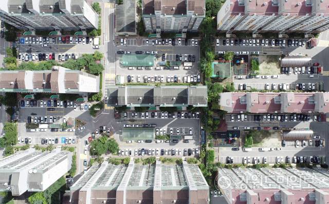 ▲ 강원 춘천 도심의 아파트 전경. 강원도민일보 자료사진