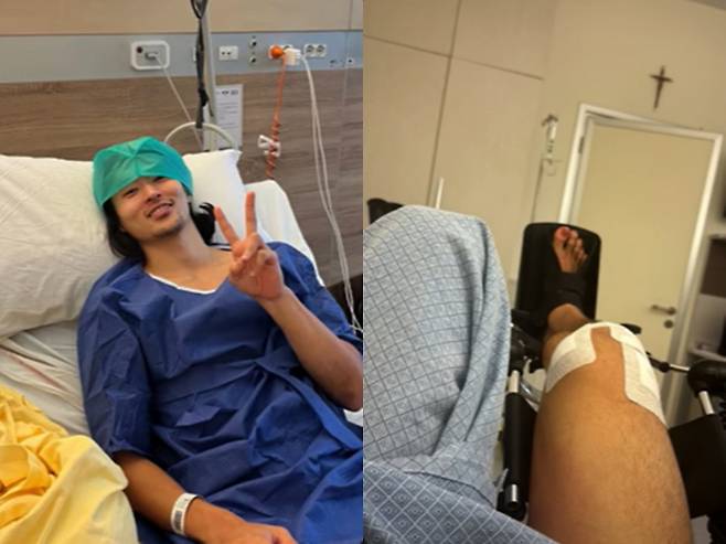 미트윌란이 공격수 조규성의 재활 과정을 공개했다. 사진은 지난 8일 미트윌란 공식 채널에 올라온 미니다큐멘터리 속 조규성의 모습. /사진=미트윌란 유튜브 캡처