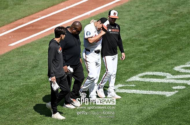 ▲ 스가노 토모유키 부상