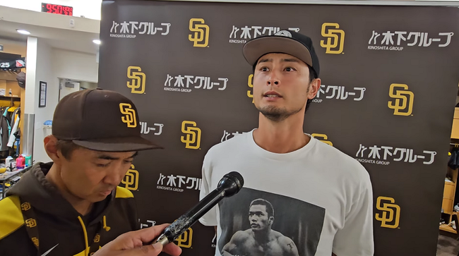 당시 상황을 설명하는 다르빗슈 유튜브 채널 ‘마티 캐스웰 TV’