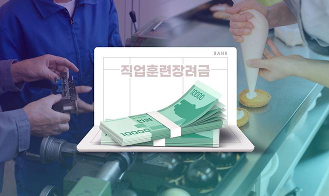 직업훈련장려금. 그래픽=김연아 기자.