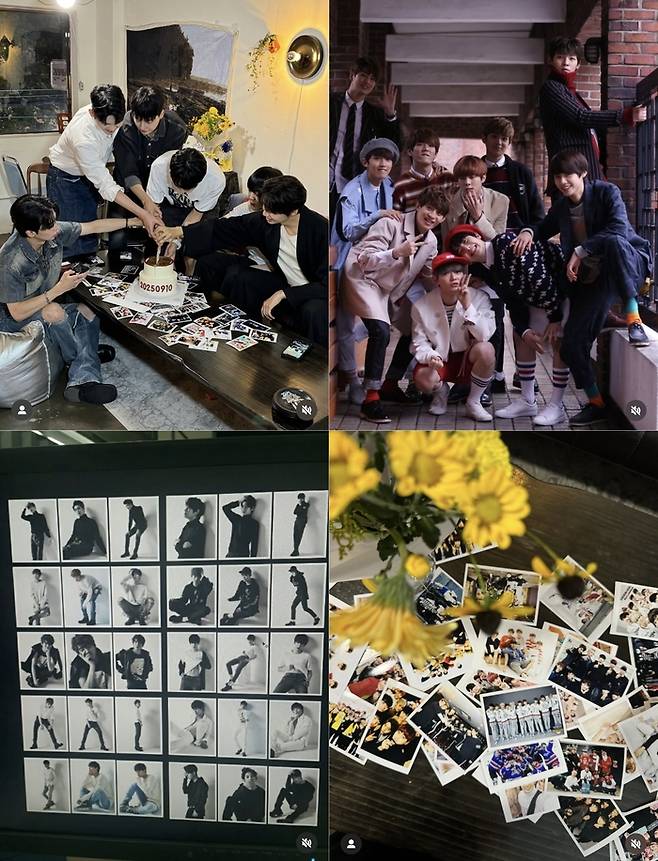 업텐션. 사진 | 이진혁 SNS