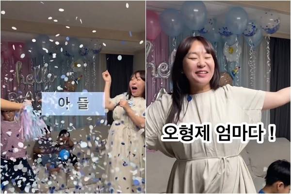 개그맨 정주리(40)는 2015년 결혼해 네 아들을 낳았고 지난해 12월 다섯째 아들을 출산했다. 정주리 인스타그램 캡처